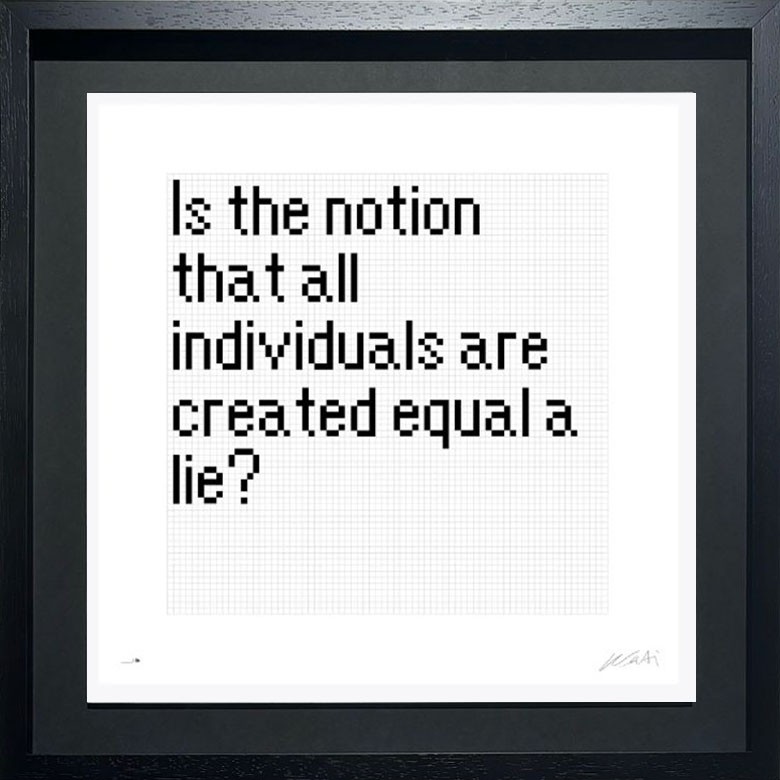 Ai Weiwei - Questions Ai vs AI - Is the notion that all individuals are created equal a lie? (3/81)