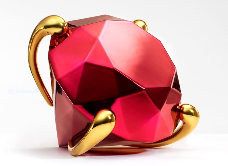 Jeff Koons - Diamond - Red