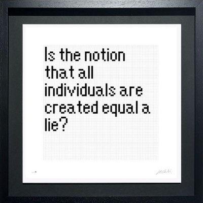 Ai Weiwei - Questions Ai vs AI - Is the notion that all individuals are created equal a lie? (3/81)