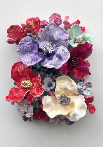 Stefan Gross - Flower Bonanza - Red, Purple, White