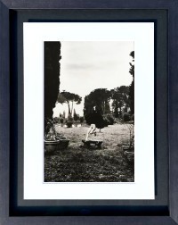 Helmut Newton - In a garden near Rome, 1977