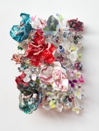 Stefan Gross - Flower Bonanza - Red & Aqua