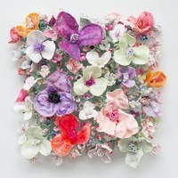 Stefan Gross - Flower Bonanza - White, Pink, Mint