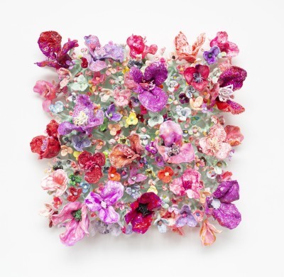 Stefan Gross - Flower Bonanza - Pink, Green