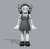 KAWS - Young-Hee Figure (Monotone)