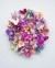 Stefan Gross - Flower Bonanza - 'Mirror' Pink on White