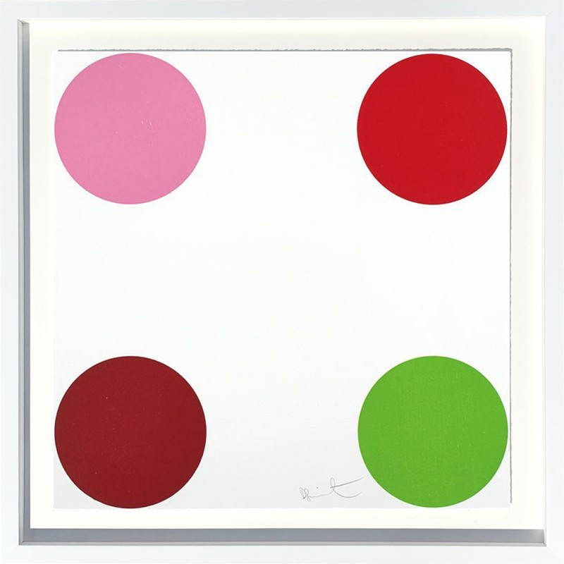 Damien Hirst - Curare 2011 Woodcut spots 42/55