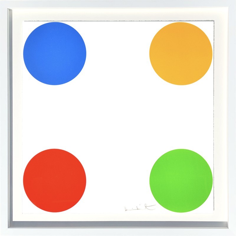 Damien Hirst - Norcamphor 2011 Woodcut spots 31/55