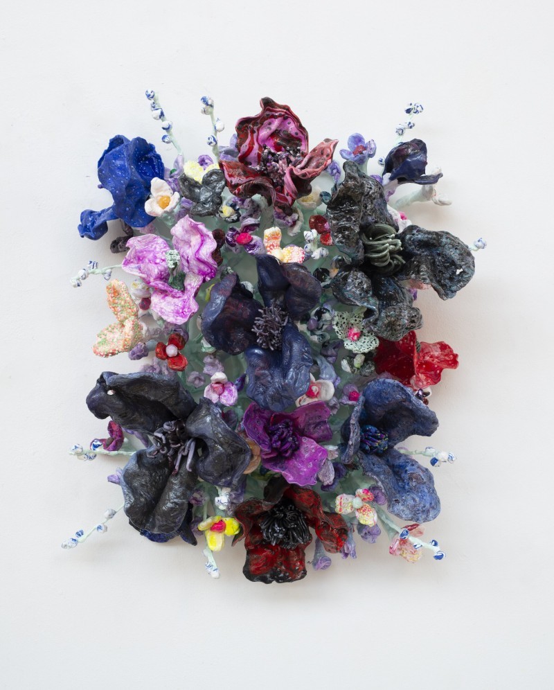 Stefan Gross - Flower Bonanza - Black Blue Green