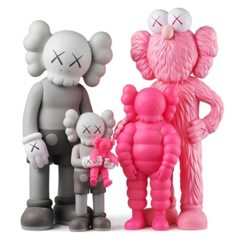 Kaws Time Off Vinyl Figure Pink