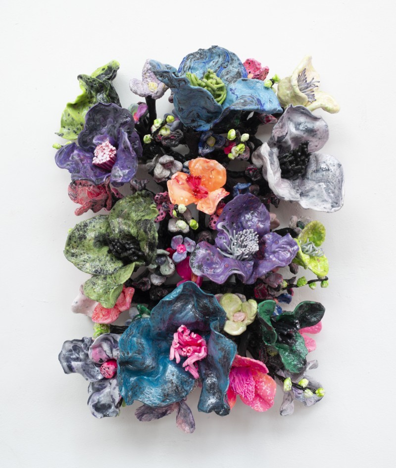 Stefan Gross - Flower Bonanza - Colors on Black