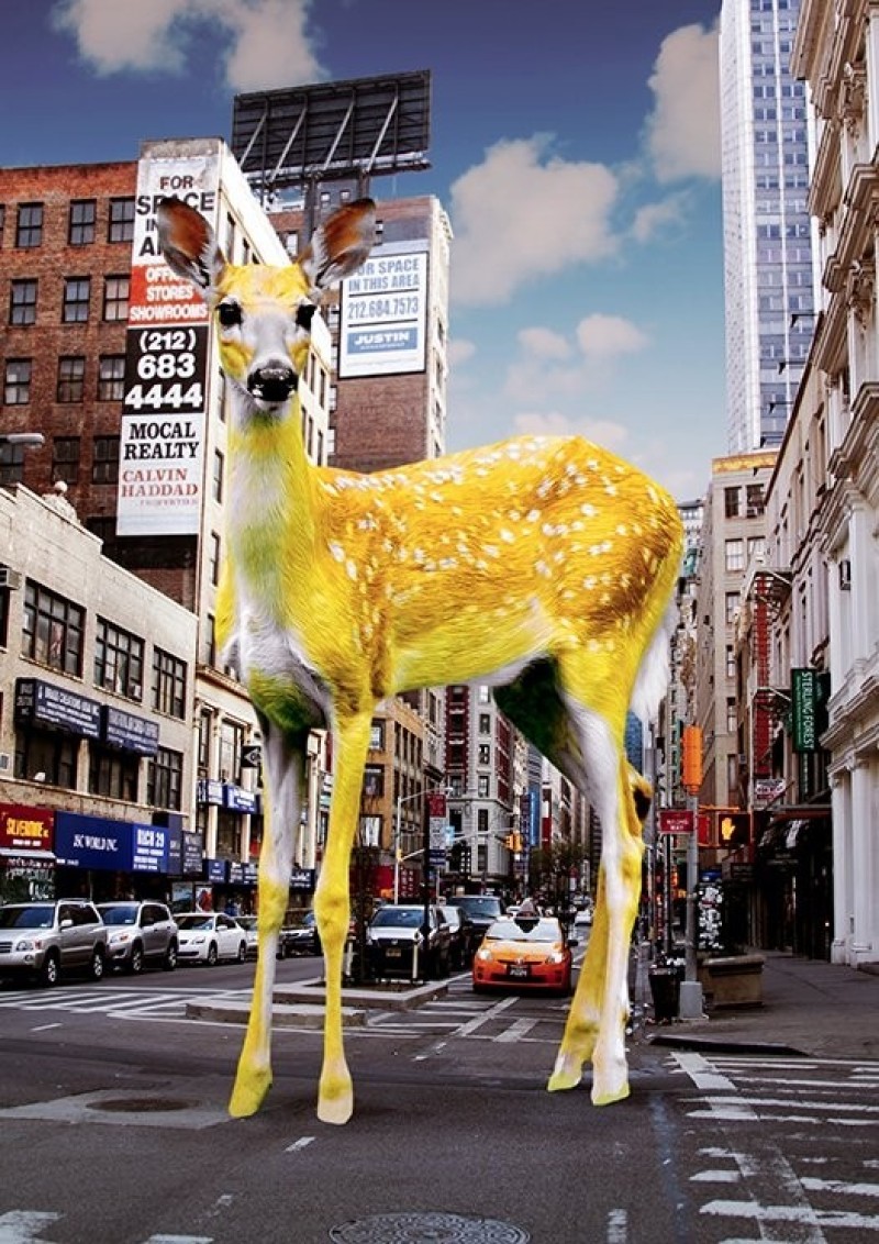 Paco Raphael - Yellow Bambi – Lenticular 3D 6/25